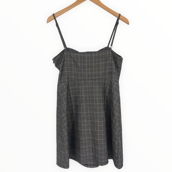 Cooperative Corset Tie Up Fit and Flare Sweetheart Neckline Plaid Dress size 8 - Picture 10 of 15